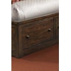 Underbed Storage in Footboard and Rails