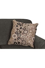 Optional Toss Pillows in a Coordinating Upholstery add Decorative Detail and Comfort to a Room