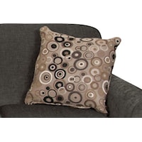 Optional Toss Pillows in a Coordinating Upholstery add Decorative Detail and Comfort to a Room