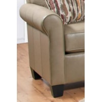 Smooth Rounded Arms with Welt Cord Trim Feature a Casual Look that Blends with an Assortment of Styles