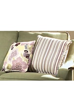 Included Accent Pillows add Style and Comfort