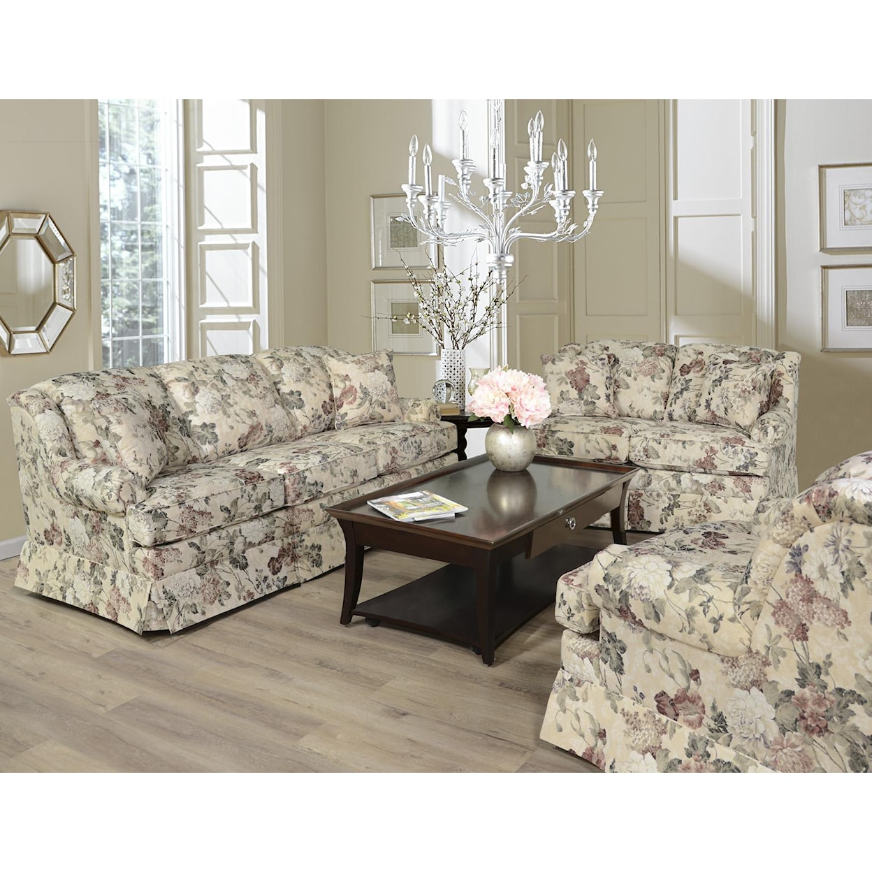 Tennessee Custom Upholstery 4000 Series Stationary Living Room Group