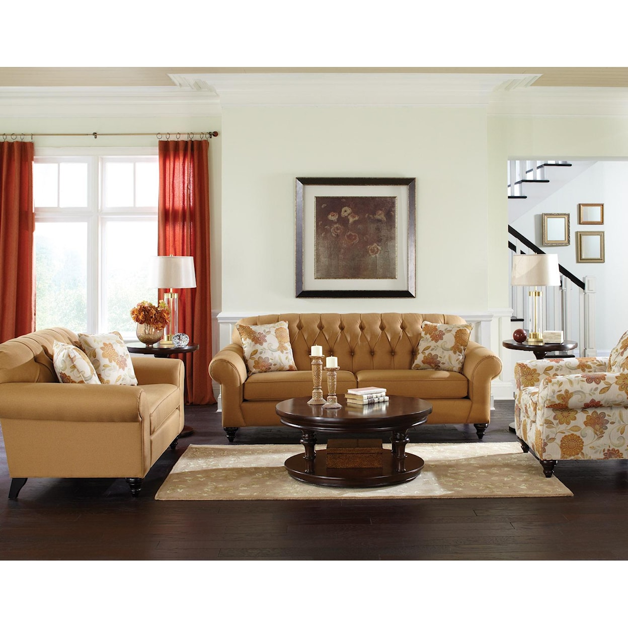 England 5730/N Series Stationary Living Room Group