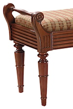 Sculpted Feet and End Posts with Reeded Trim