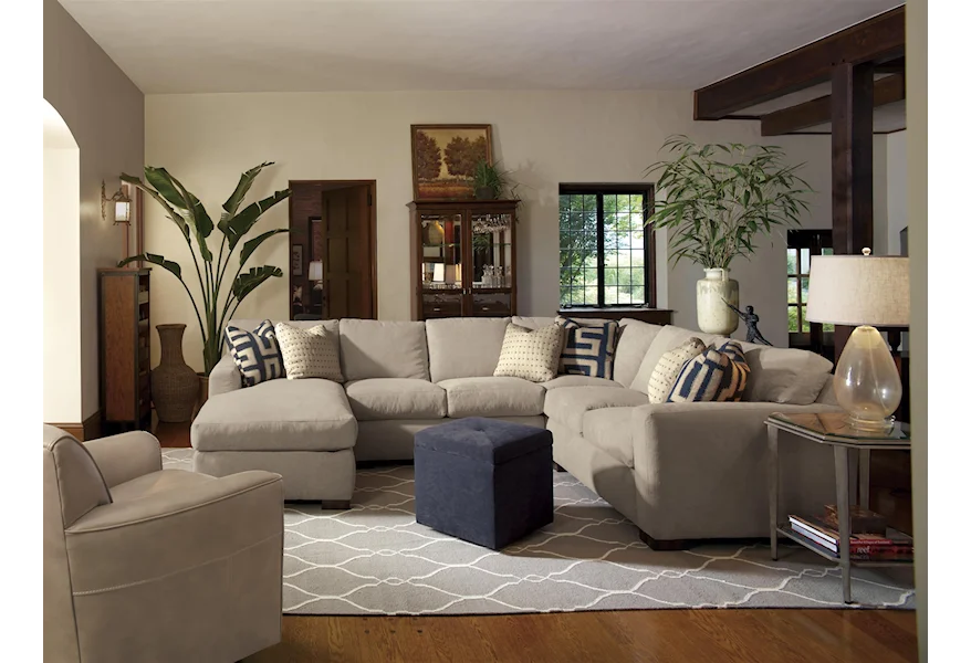 Bryant Stationary Living Room Group by Flexsteel at Jordan's Home Furnishings
