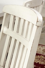 Fence-Style Back on Dining Chair