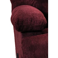 Plush Pillow Top Arms with Storage Compartments