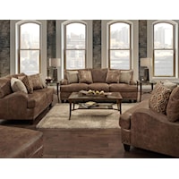 Traditional 4-Piece Stationary Living Room Group