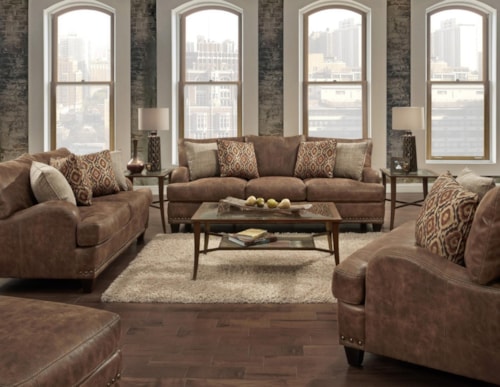 Traditional 3-Piece Stationary Living Room Group