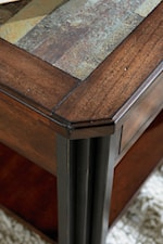 Hammary Slaton Rustic-Industrial 2 Drawer Sofa Table