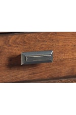 Hammary Slaton Rustic-Industrial Rectangular 1 Drawer End Table