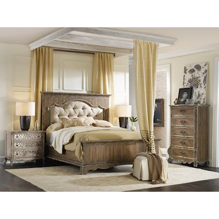 Traditional 4-Piece Queen Bedroom Set