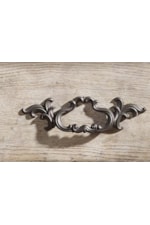 Custom-Designed, Generously Scaled Burnished Bronze Drawer Pulls on Drawers