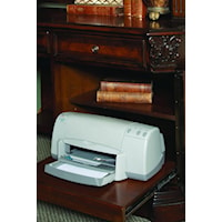 Pull-Out Tray That's Great For Printers in Computer Credenza