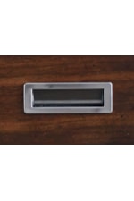 Silver-Colored Inset Hardware