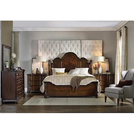 Traditional 4-Piece California King Bedroom Set