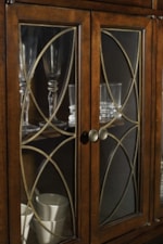 Metal Fretwork adds a Decorative Touch to Glass Doors