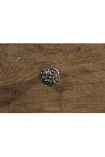 Small Round Knobs in a Brass-like Finish with Carefully Crafted Detailing Grace Drawer and Door Fronts