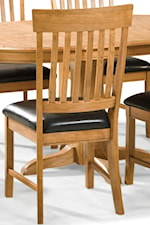 The Look this Slat Back Chair Brings to the Dining Room is Dynamic and Complementary 