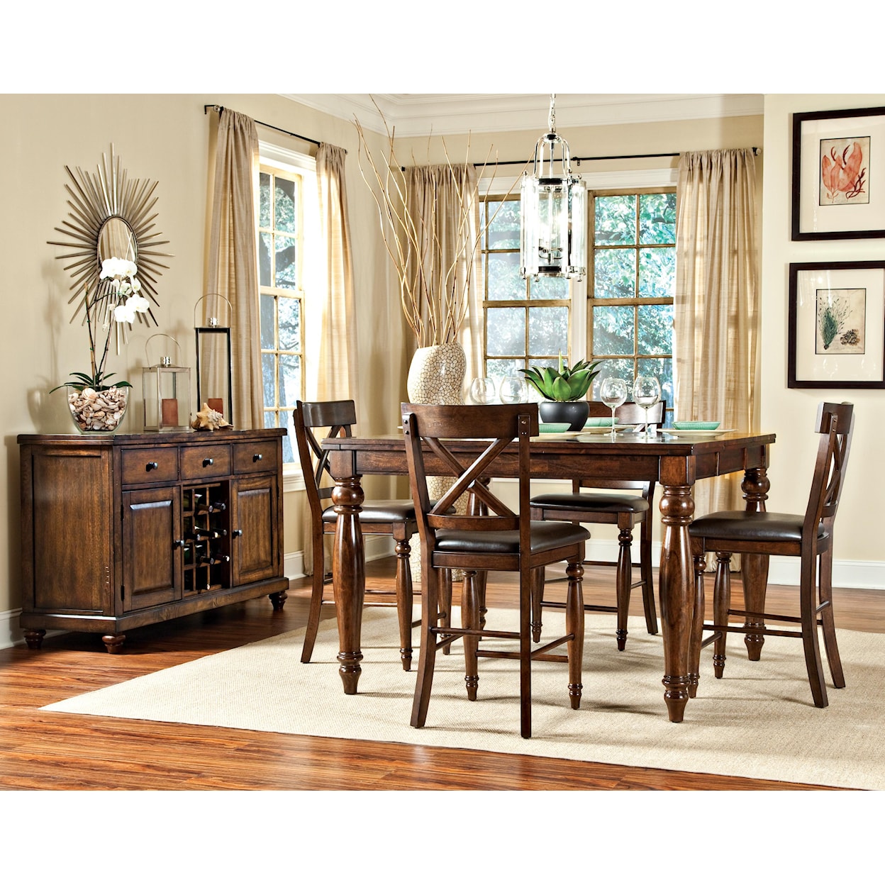 Belfort Select River Run Casual Dining Room Group