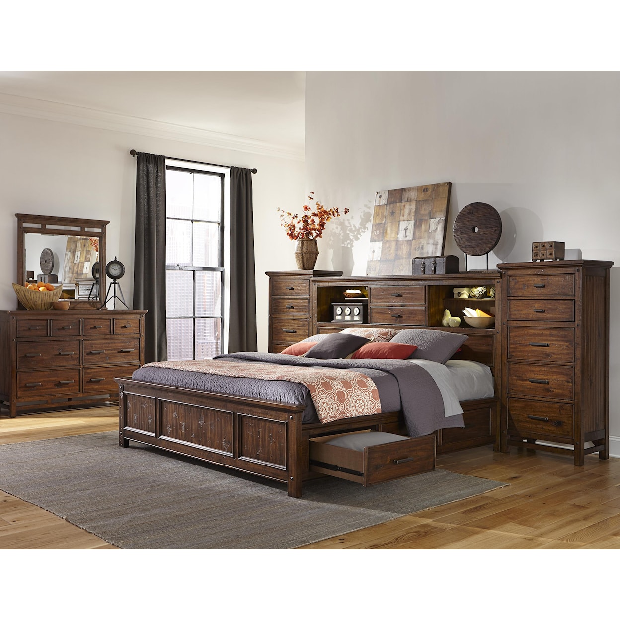 Intercon Wolf Creek King Bedroom Group