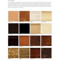 Expertly Applied Stains and Finishes Include Painted, Antiqued and Distressed Styles
