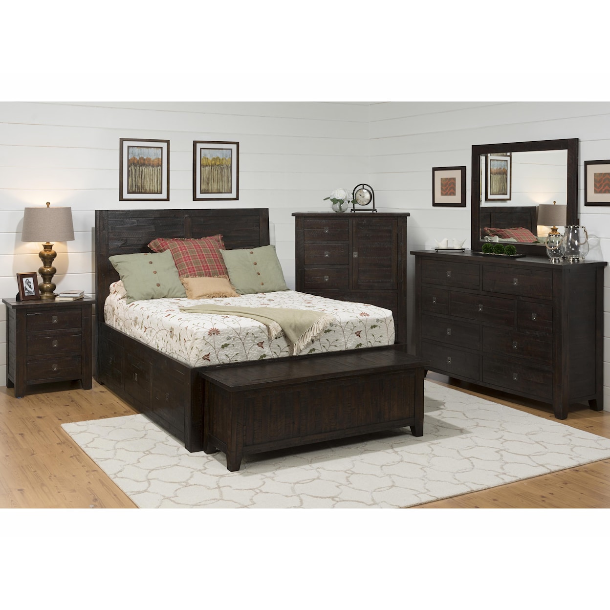 Jofran Kona Grove Queen Bedroom Group