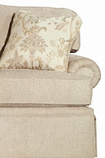 Rolled Arms and Welt Trimmed Cushions Create a Classic Silhouette 