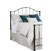 The Wrought Iron Garden Bed Makes a Great Match with the Rest of the Collection's Weathered Gray Finish 
