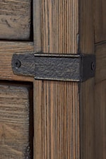 Hammered Zinc Brackets Add Rustic Industrial Appeal to Storage Cases