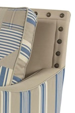 Square Back and Semi-Attached, Boxed-edged Back Cushion