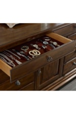 Felt-Lined Jewelry Tray Is Part of Basilica Door Dresser