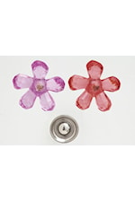 Bright Flower-Shaped and Standard Metal Hardware Available