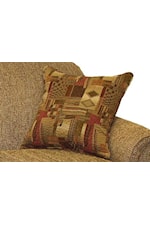 Contrasting Throw Pillows Add Upholstered Depth with a Touch of Design