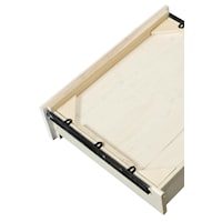 Solid Wood Drawer Construction with Corner Blocks for Added Support