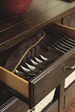 Select Dining Items Feature a Silver Tray to Help Protect and Organize your Serving Items