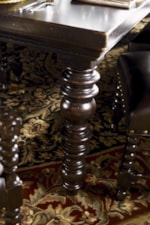 Elaborately turned legs on the Pembroke Dining Table is similar to various other pieces