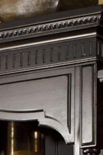 Detailed moulding of the Grenadier Entertainment Center