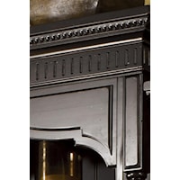 Detailed moulding of the Grenadier Entertainment Center