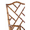 Leather Wrapped Rattan Frames on Select Chairs