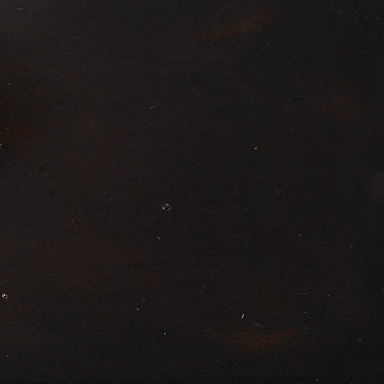 619 Tamarind is a deep, rich color that functions as black, but offers glimmers of golds and reds through its unusual heavily-distressed breakthrough finish.