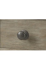 Simple and Elegant Antique Pewter Knobs Keep Pieces Looking Clean and Sophisticated