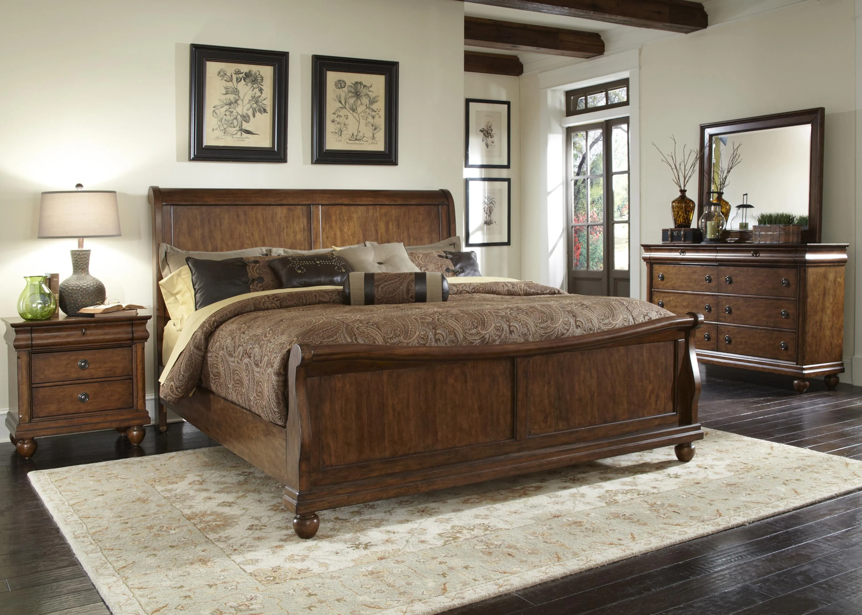 liberty furniture rustic traditions 589-br-ksldmn king bedroom