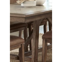 Inset Concrete Tops with Wood Frame
