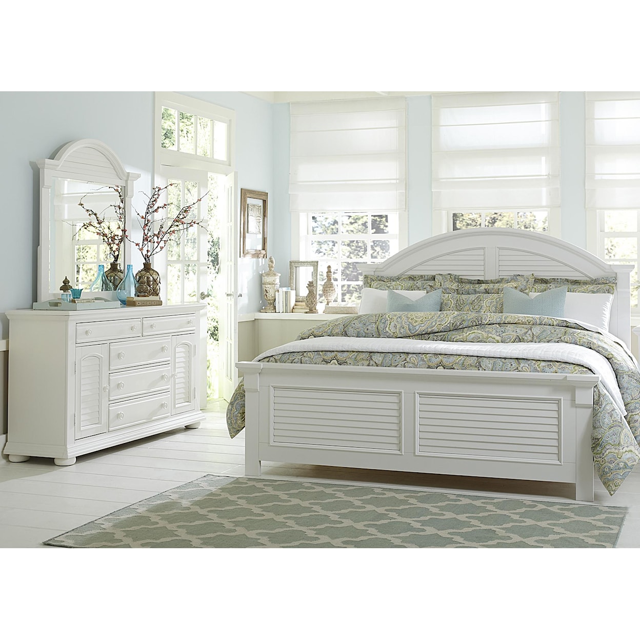 Libby Summer House King Bedroom Group