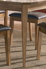 Rectangular Table's Tapered Legs