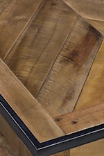 Wood Panel Tops with Metal Edge