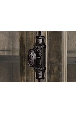 Antique Brass Hardware with Pewter Overlay