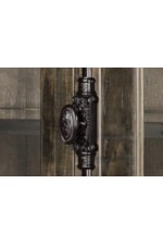 Antique Brass Hardware with Pewter Overlay