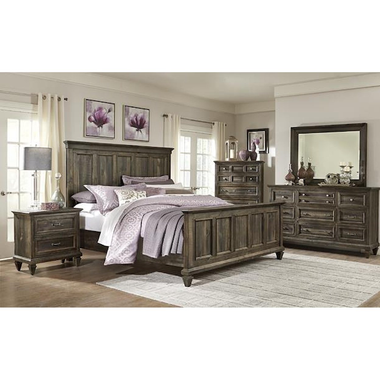 Magnussen Home Calistoga Bedroom Calistoga Queen Bedroom Group